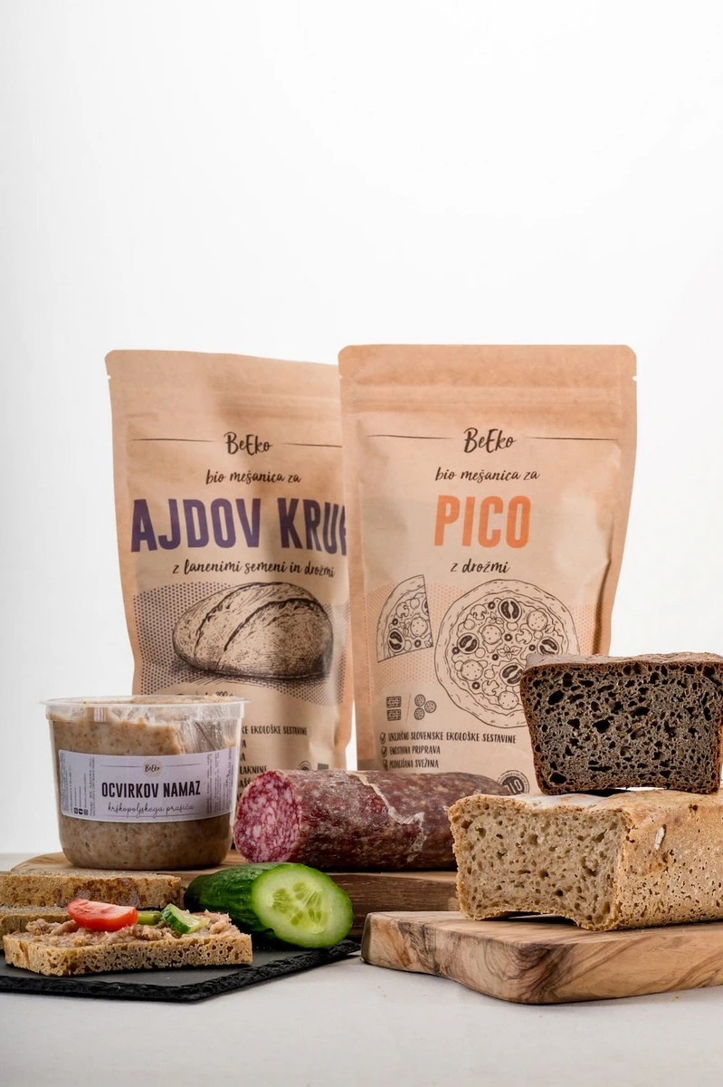 Bio mešanica za pirin kruh z drožmi 500g - slika 2