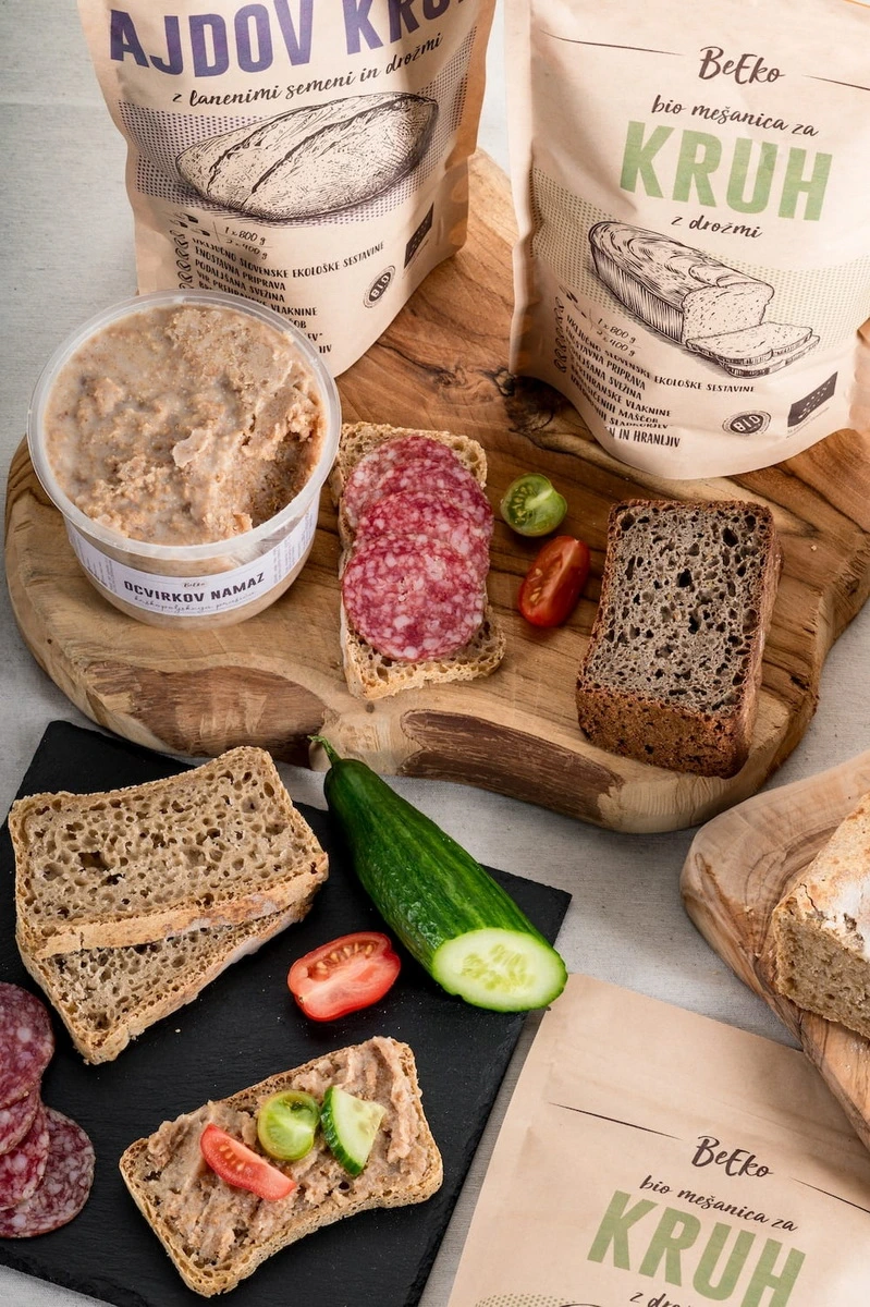 Bio mešanica za pirin kruh z drožmi 500g - slika 3