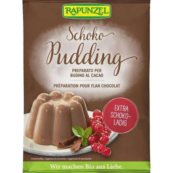 Rapunzel bio pripravek za čokoladni puding, 43g