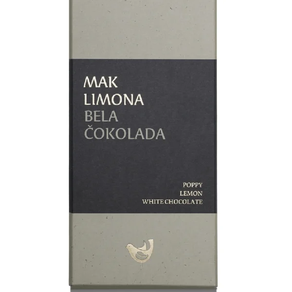 Mak, limona, bela čokolada 100g