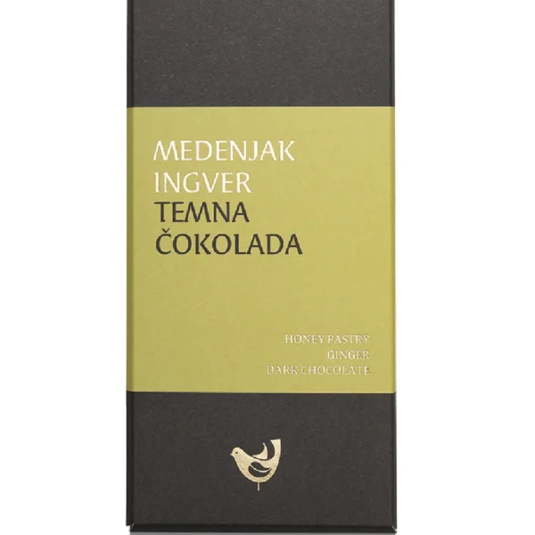 Medenjak, ingver, temna čokolada 100g